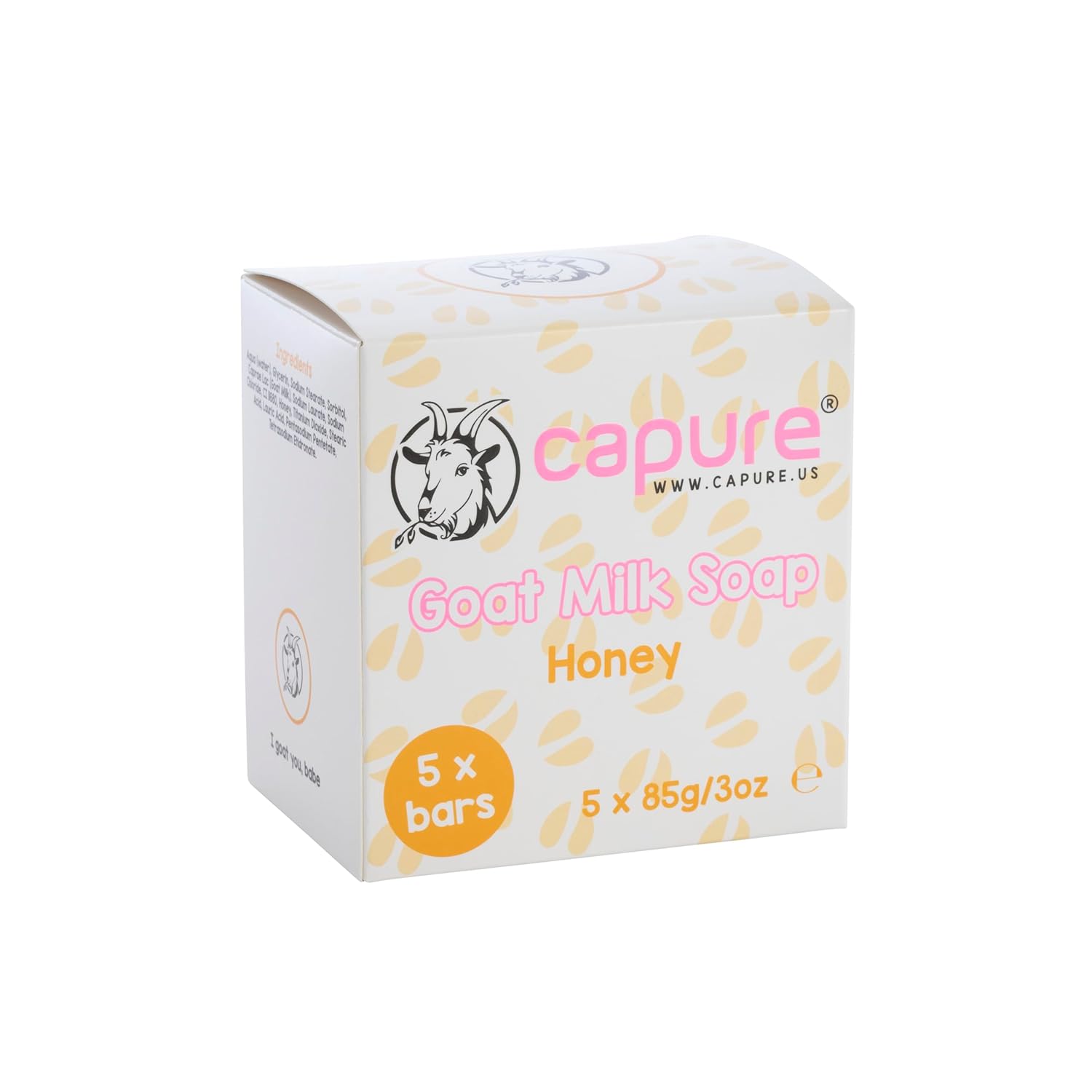 Goat Milk Soap Honey 5 Pack (5 x 3oz)