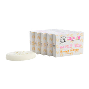 Goat Milk Soap Honey & Oatmeal 5 Pack (5 x 3oz)