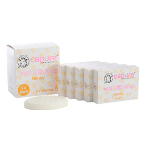 Goat Milk Soap Honey 5 Pack (5 x 3oz)